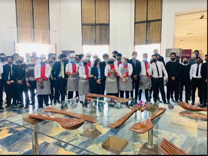 Heritage Institute of Hotel and Tourism Agra 24th Dec 2021 Christmas photo 10